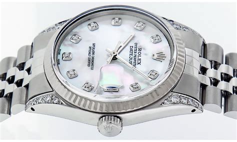 rolex explorer mother of pearl|Rolex datejust 36mm on wrist.